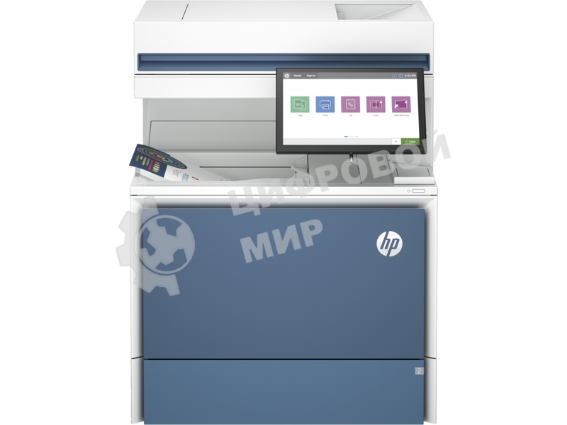 МФУ лазерное HP Color LaserJet Enterprise Flow MFP 6800zf (6QN36A), А4, цветной, печ. 55 стр/мин., скан. до 95 стр/мин., 1200x1200 dpi (печать) 600x600 dpi (скан.), USB, Ethernet
