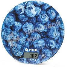 Весы кухонные электронные Vitek Metropolis VT-8021 10 кг, рисунок