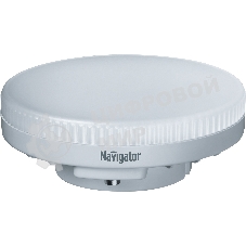 Лампа светодиодная Navigator NLL-GX53-8-230-2.7K 8 Вт таблетка 2700К теплый белый GX53 600 лм 220-240В