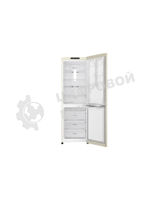 Холодильник LG GA-B419SEJL бежевый двухкамерный 223/79л морозилка снизу, No Frost
