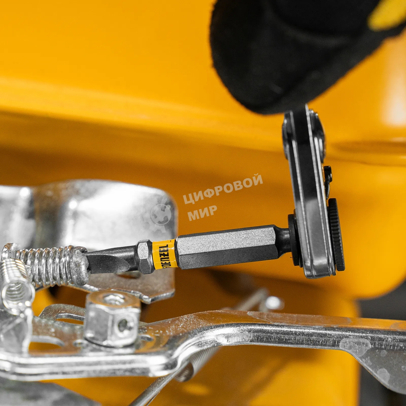 Набор бит Denzel SL5,0х50, сталь S2, шестигранный профиль, 10 шт.