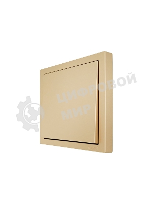 Выключатель 1-кл. СП ZIMA IP20 10А безвинт. зажим зол. LEZARD 704-3688-100QC