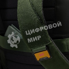 Рюкзак мужской Piquadro Lyss CA6928S143BM/VE зеленый тимьяновый полиэстер/натур.кожа