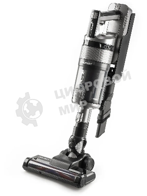 Пылесос вертикальный Coolfort CF-3000 серый, питание от аккумулятора, 135 Вт, уборка сухая, пылесборник 0.5 л, работа от АКБ max 35 мин.