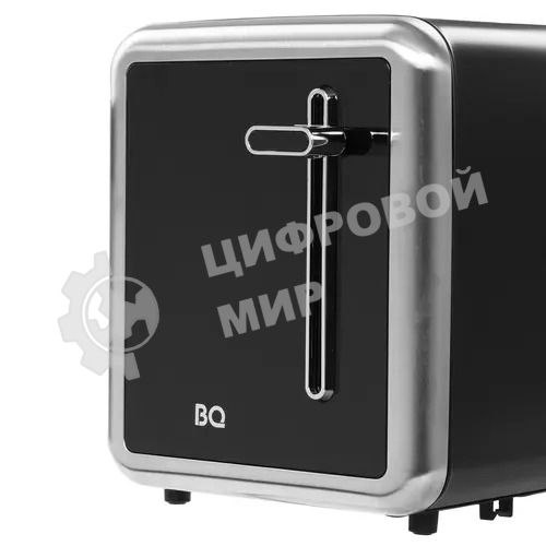 Тостер BQ T4002, 850 Вт, 7 степеней поджаривания, стальной/черный