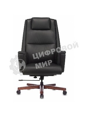 Кресло Бюрократ DUKE черный, кожа