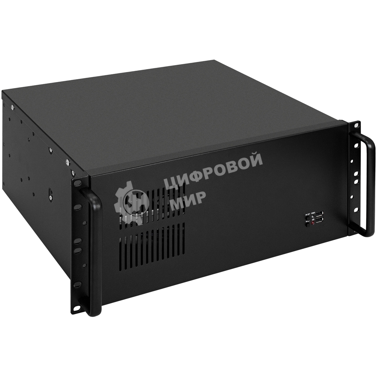 Серверный корпус Procase 4U300-08 Корпус 4U server case,8HDD,черный,без блока питания PS/2 ATX,глубина 300мм, MB ATX 12