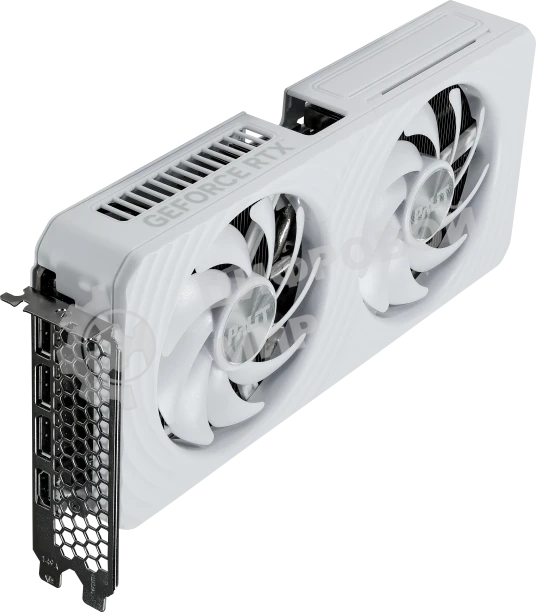 Видеокарта Palit RTX 5060Ti WHITE OC 8Gb GDDR7 128bit 3xDP HDMI 2FAN RTL белый