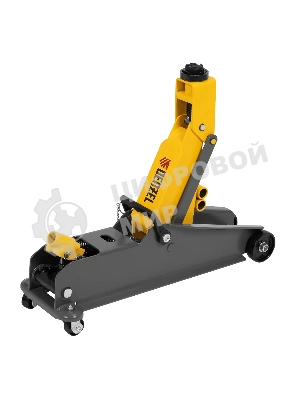 Домкрат гидравлический подкатной с фиксатором Denzel 3 т, 190-532 мм, SUV