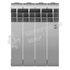 Радиатор биметаллический Royal Thermo BILINER B 350 Серебристый - 4 секц.