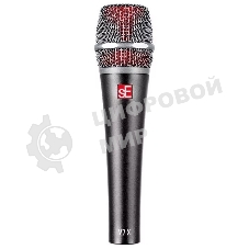Микрофон динамический sE Electronics V7 X инструментальный, 30 Гц - 19 кГц, суперкардиоида, комплектация: микрофонный держатель, адаптер с резьбой, ветрозащита, чехол на молнии