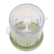 Измельчитель электрический Hyundai HYC-P3108 0.8л. 300Вт черный/зеленый