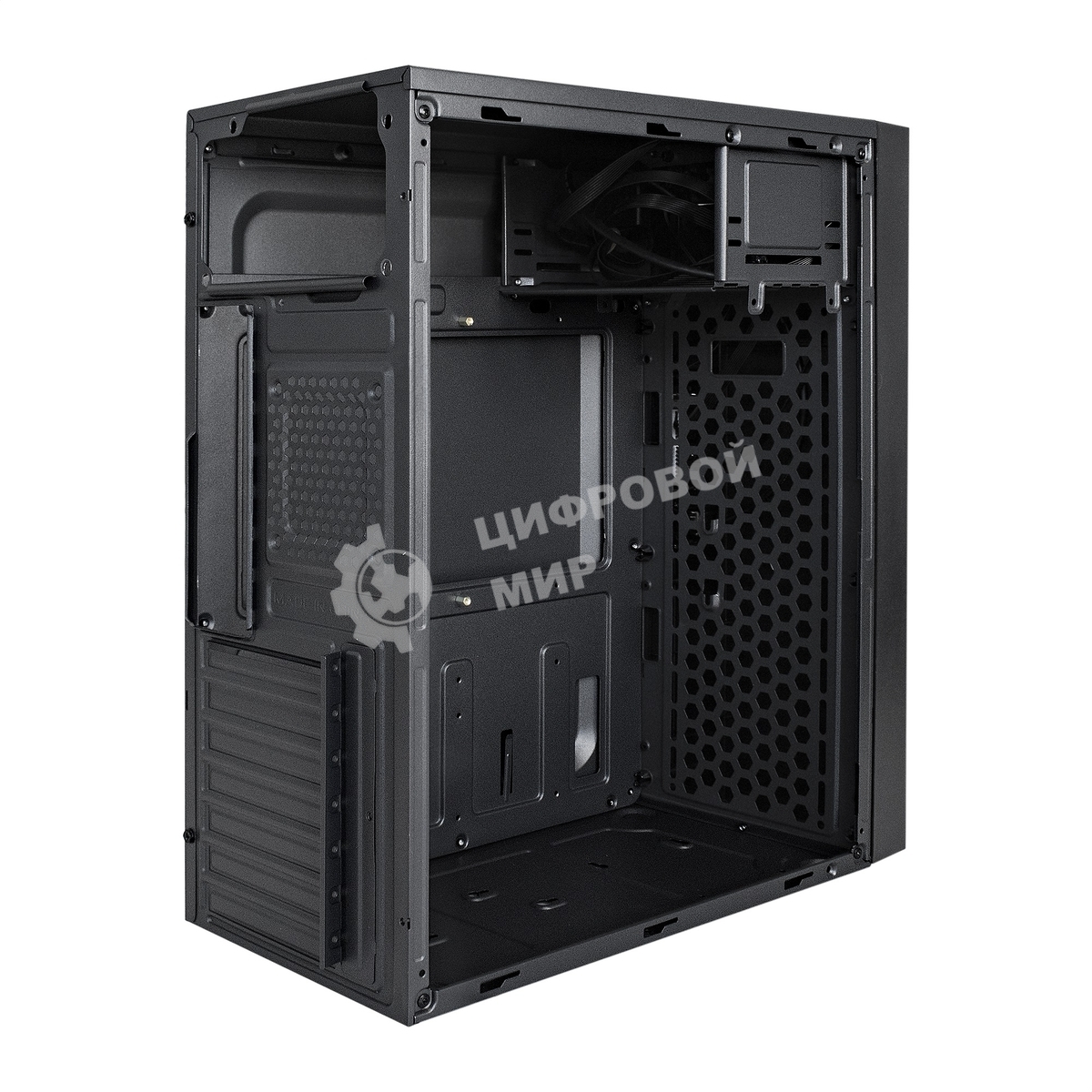 Компьютерный корпус Miditower ExeGate AA-440U-AA350 (ATX, AA350 8 см, 2хUSB+1хUSB 3.0, аудио, черный) ExeGate EX290177RUS