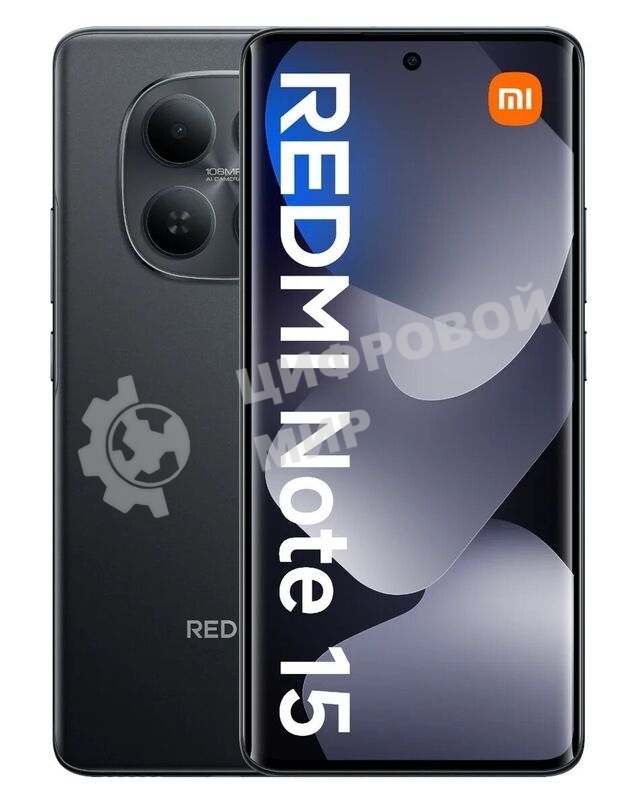 Смартфон Redmi Note 15 RU 6/128Gb черный