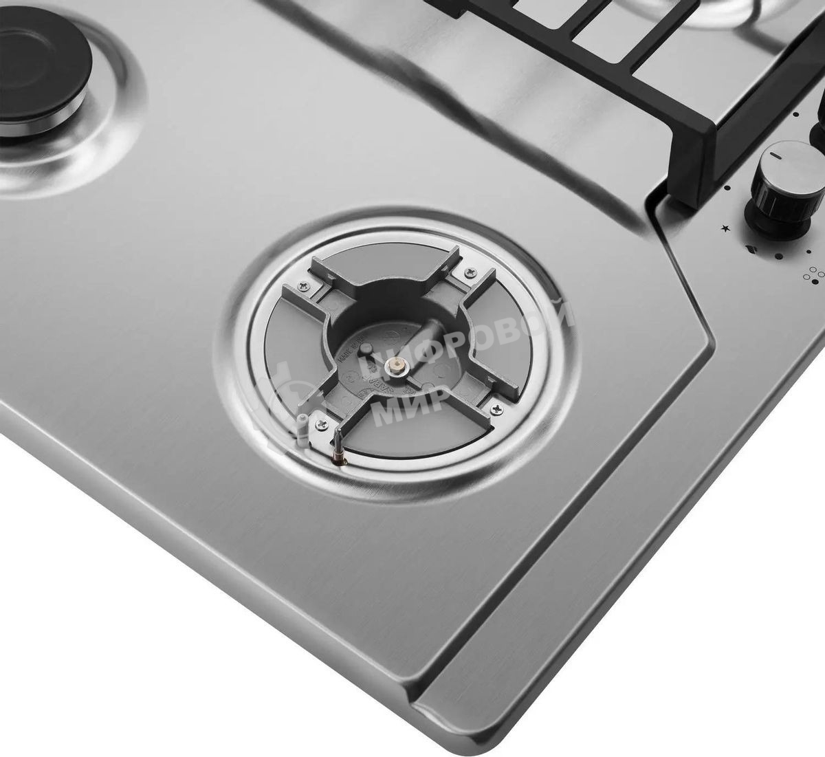 Газовая варочная панель Maunfeld EGHS.64.73CS/G, 4 конфорки, нержавеющая сталь, серебристый