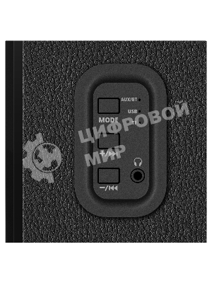 Акустическая система SVEN SPS-730 2.0 черные (2x25Вт, экокожа, USB/SD, пульт ДУ, Bluetooth)