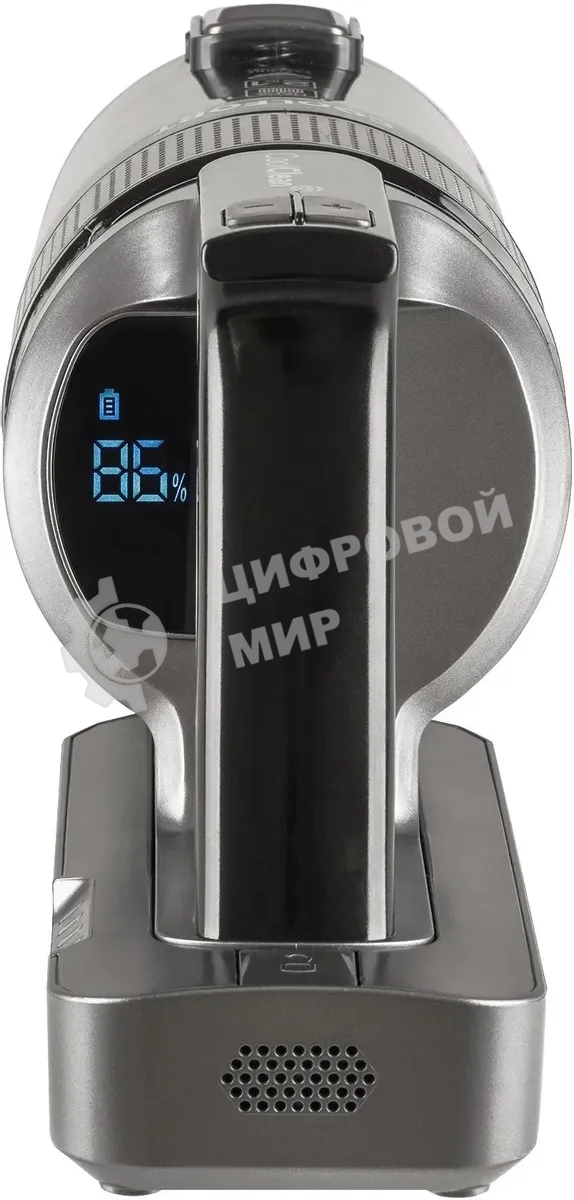 Пылесос вертикальный Coolfort CF-3000 серый, питание от аккумулятора, 135 Вт, уборка сухая, пылесборник 0.5 л, работа от АКБ max 35 мин.