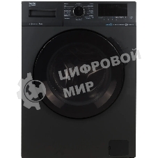 Стиральная машина Beko WSPE7H616A темно-серый, загрузка фронтальная 7,5 кг, 1200 об/мин., класс: А