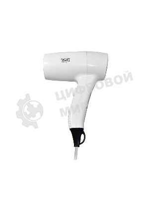 Фен Puff 1202B белый, 1200 Вт
