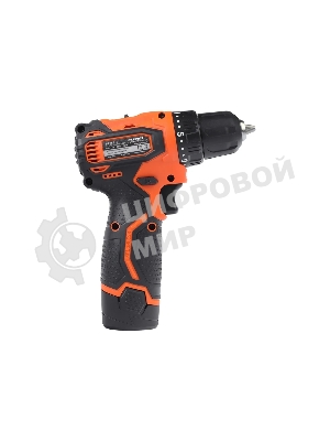 Дрель-шуруповерт Patriot BR 368Li, 12 В, 2 Ач, 45 Нм, щеточный