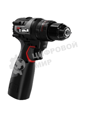 Дрель-шуруповерт Deli DE-CZ16-1D2, 16 В, 2 Ач, 45 Нм, бесщеточный, ударный