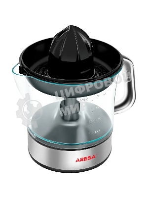 Соковыжималка ARESA AR-2503 серый, цитрусовая, 40 Вт, 700 мл, механическое