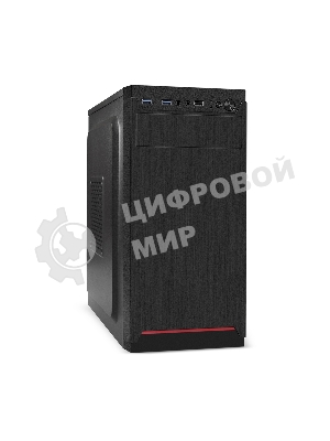Компьютерный корпус Minitower ExeGate BAA-114U2-AA500 (mATX, БП AA500 с вент. 8см, 1хUSB+2хUSB 3.0, аудио, черный)