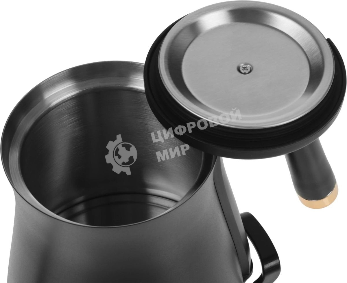 Чайник электрический Hyundai HYK-S5500 0.7 л, 1000 Вт, черный