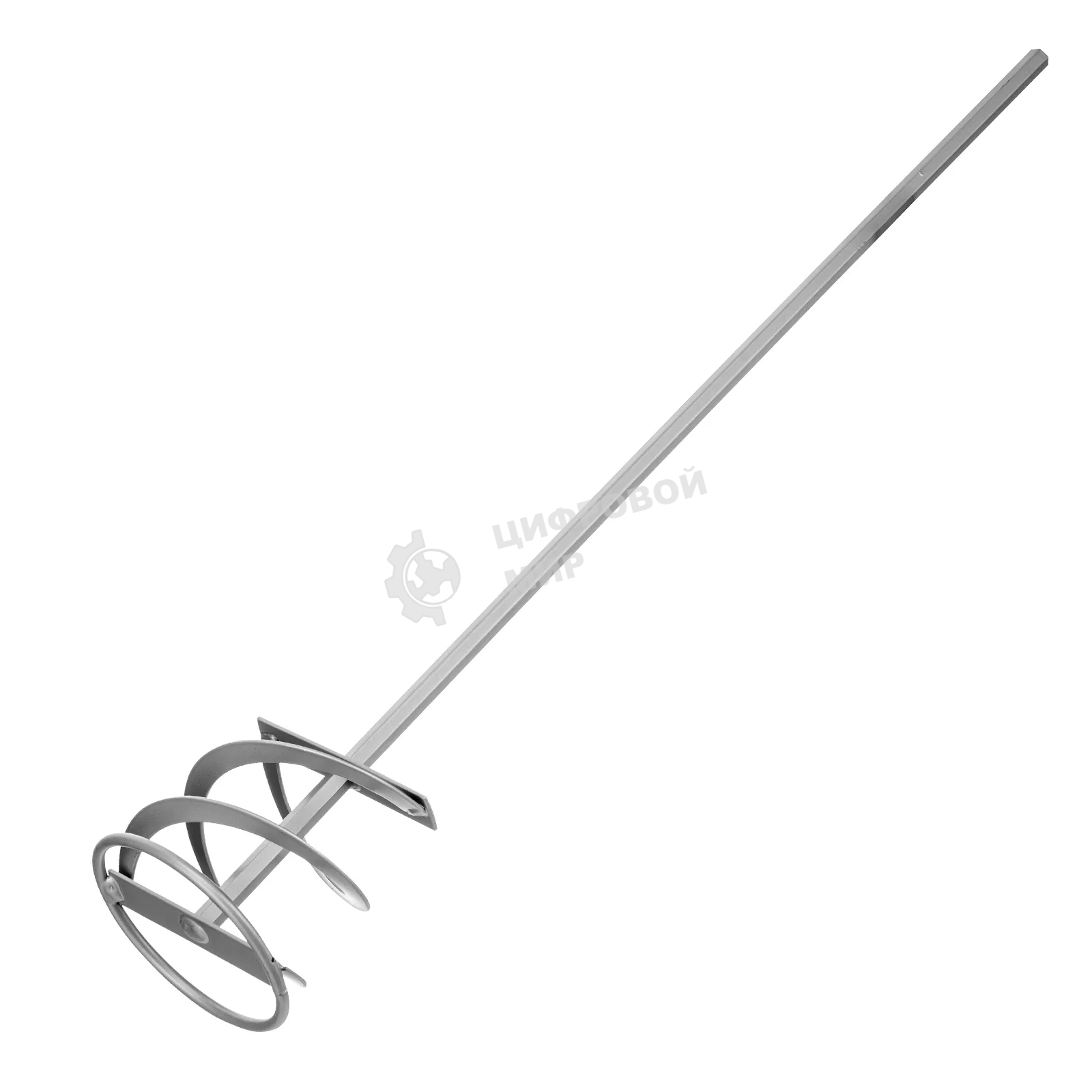 Миксер Сибртех для красок и штукатурных смесей, 100х10х600 мм, шестигранный хвостовик