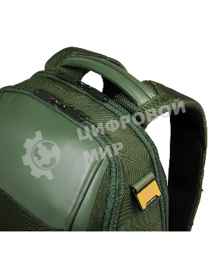 Рюкзак мужской Piquadro Lyss CA6928S143BM/VE зеленый тимьяновый полиэстер/натур.кожа