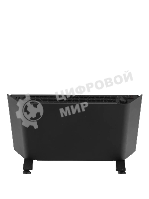 Конвектор электрический Denzel XCE-1500B черный, 1500 Вт, 20 м2, термостат
