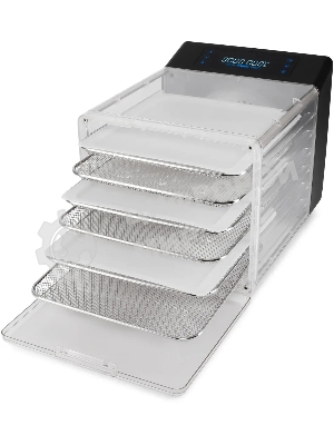 Сушка для фруктов и овощей Hyundai HYFD-8800 12под. 600 Вт, черный