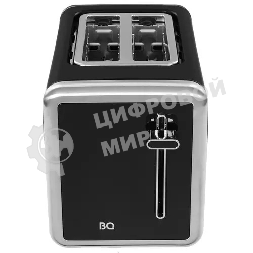 Тостер BQ T4002, 850 Вт, 7 степеней поджаривания, стальной/черный