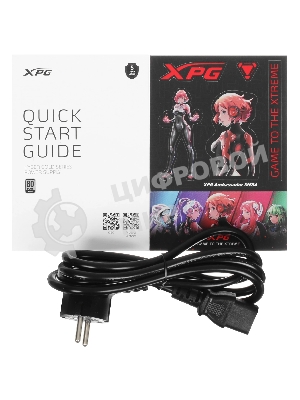 Блок питания ADATA XPG KYBER 650 RTL (KYBER650G-BKCEU), 650Вт, 80 PLUS Gold, 120мм, черный