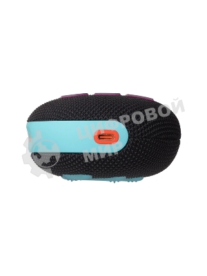 Колонка портативная JBL Clip 5 черный/оранжевый 7W Mono BT 10м 1400mAh