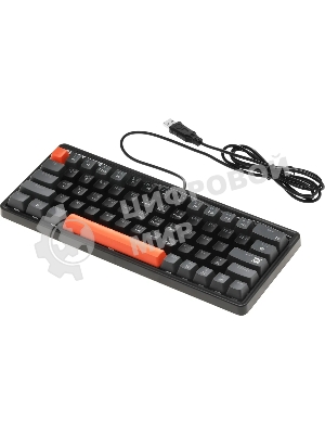 Клавиатура проводная Defender Black Raven GK-417, USB, черный