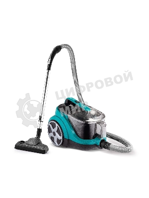 Пылесос Kraft KF-KVC2106 зеленый/черный, 380/2100 Вт, уборка сухая, пылесборник контейнер, 2.5 л