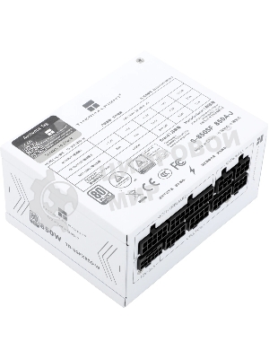 Блок питания Thermalright, 850W 80+ Gold (SFX, 3.1, PCIe 5.1, Full modular, 1x24(20+4)pin, 1xCPU 8(4+4)pin, 2xPCIe*2 8(6+2)pin, 1x12VHPWR PCIe 5.1 12+4pin 600мм, 3xSATA3, 3xMOLEX4pin, Active, 92x92mm, 100x125x64mm, APFC, OPP, OVP, OTP, OCP, SCP, UVP, white)