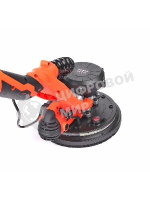 Машина шлифовальная Patriot Expert WS 225 AL 820Вт, 1700 об/мин, d диска 225 мм, d шлиф.подошвы 215 мм, подсветка, кейс (бетон, гипсокартон)