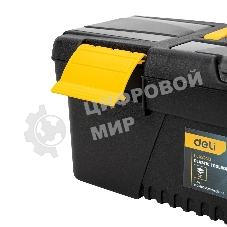 Ящик для инструментов Deli DL432413 330 х 160 х 125 мм Размер: 13 дюймов. Материал: полипропилен.