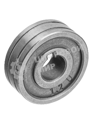 Подающий ролик Denzel U профиль под алюминиевую проволоку 1,0-1,2 мм, 2 шт