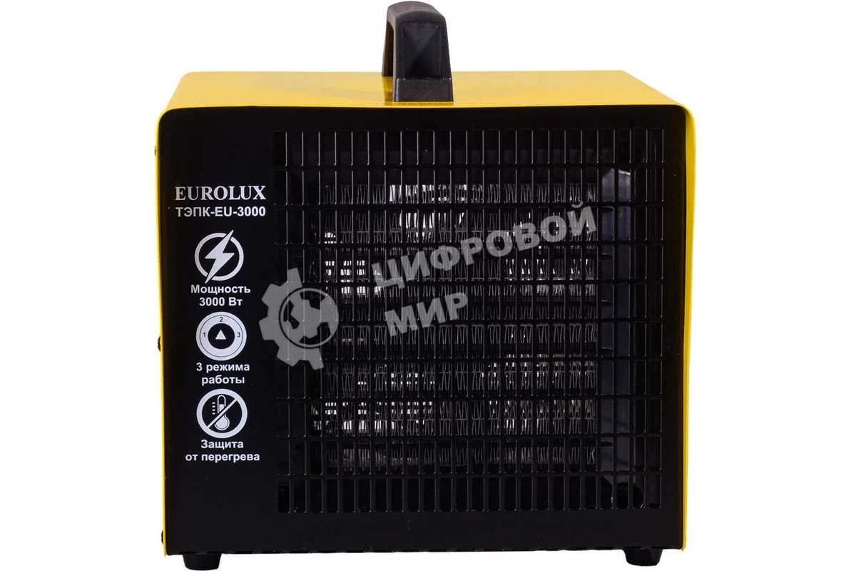 Тепловая электрическая пушка ТЭПК-EU-3000 (керам.нагревательный элемент