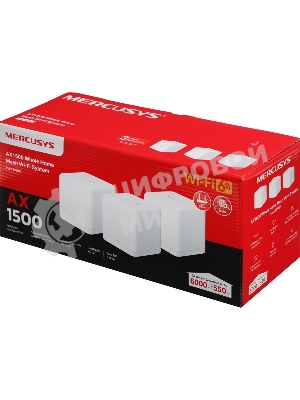 Бесшовный Mesh роутер Mercusys Halo H60X (3-pack) AX1500 Wi-Fi 6 система
