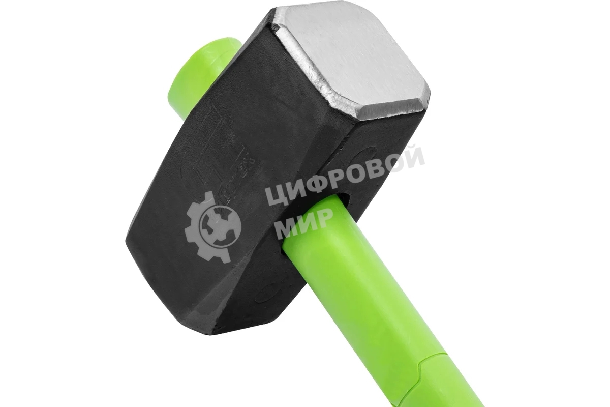 Кувалда Сибртех 7000 г, фибергласовая обрезиненная рукоятка