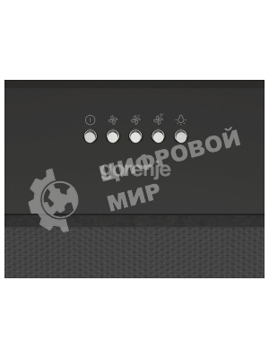 Вытяжка встраиваемая Gorenje BHI626E6B черный, 60 см, 677 куб. м/ч, 61 дБ