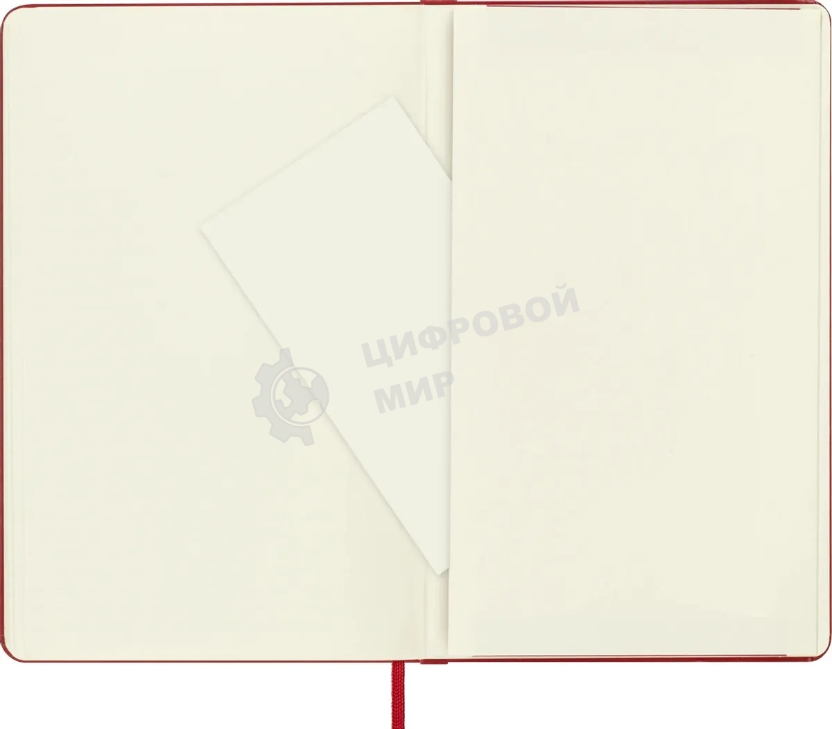 Блокнот Moleskine Classic Large, 240 страниц, красный, нелинованный,