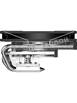 Кулер для процессора PCCooler RC600-67 (125W, 4-pin PWM, 67.5mm, Al, 4x6mm, 1x120мм, 62.5CFM, 32.5dBA, 2300RPM, S: 1851/1700/1200/115X, AM5/AM4, черный)