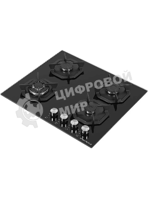 Газовая варочная панель Maunfeld EGHG.64.23CB/G, 4 конфорки, закаленное стекло, черный