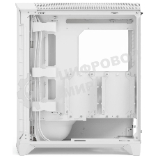 Корпус Fractal Design Meshify 3 White RGB TG Clear Tint, Midi-Tower, белый, 3 x 140 мм