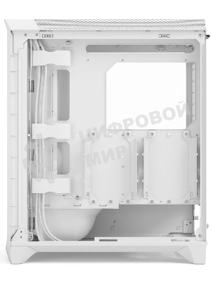 Корпус Fractal Design Meshify 3 White RGB TG Clear Tint, Midi-Tower, белый, 3 x 140 мм